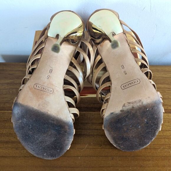 Coach Preppy Light Academia Feminine Chic Minimalist Glam Coquette Heel 5B - Picture 10 of 12